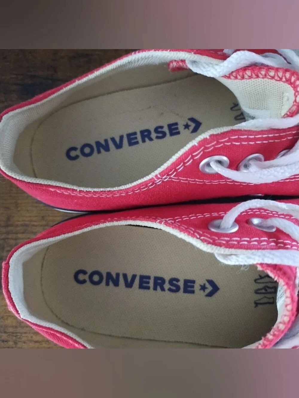 Converse Chuck Taylor All Star Low Top Red Sneakers Unisex Sz M 5 W 7 Shoes